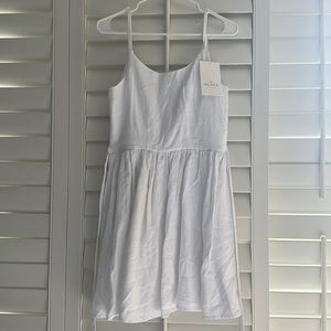 Olana Belle Mini Dress in White